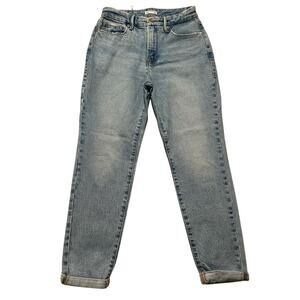 Good American Light Blue Straight Leg Jeans